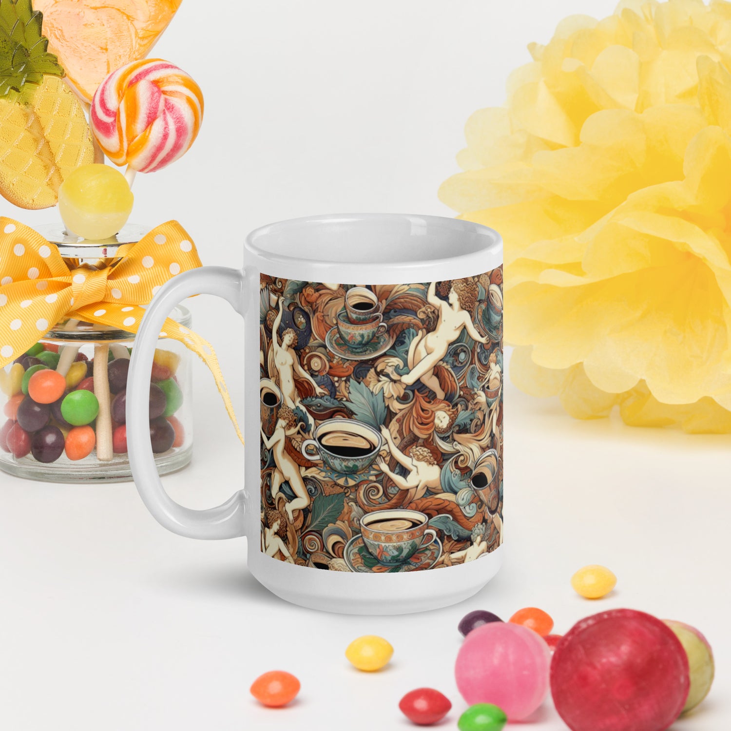 Ceramic coffee mugs