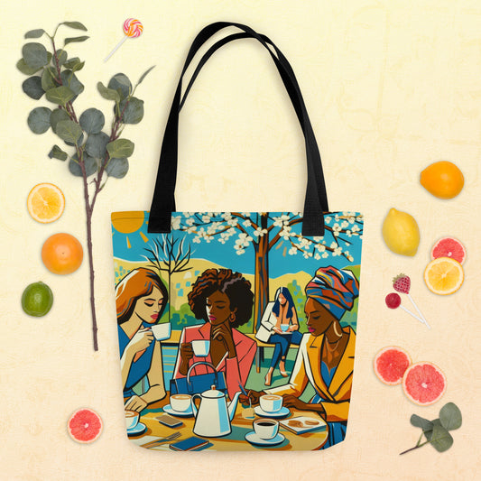Afternoon Coffee with the Girls Premium Tote bag