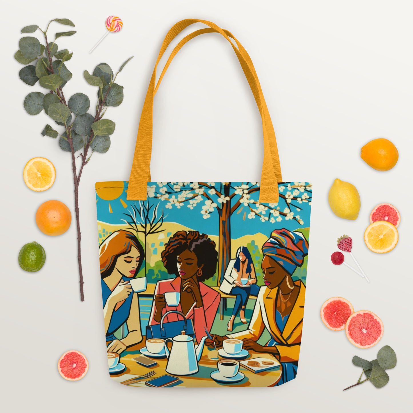 Afternoon Coffee with the Girls Premium Tote bag